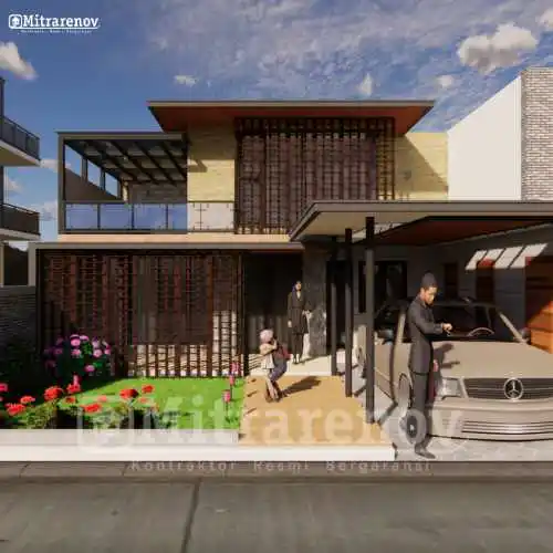Desain Rumah Industrial