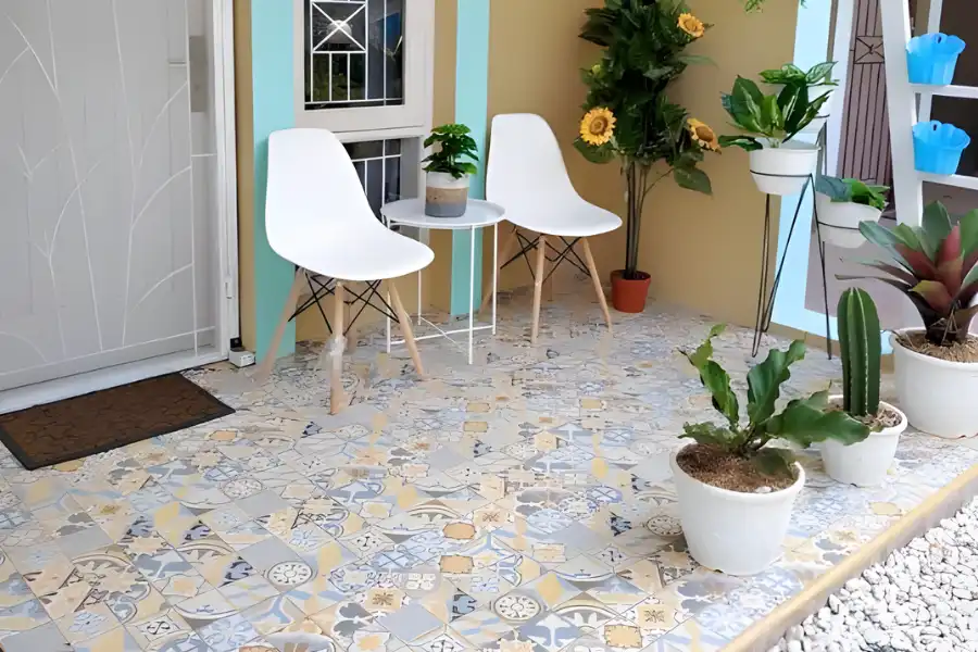 ventilasi halaman depan