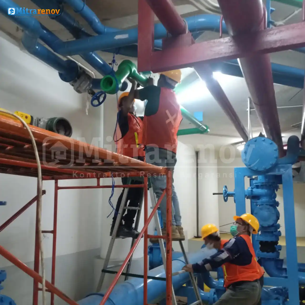 Proses Pemasangan Pipa
