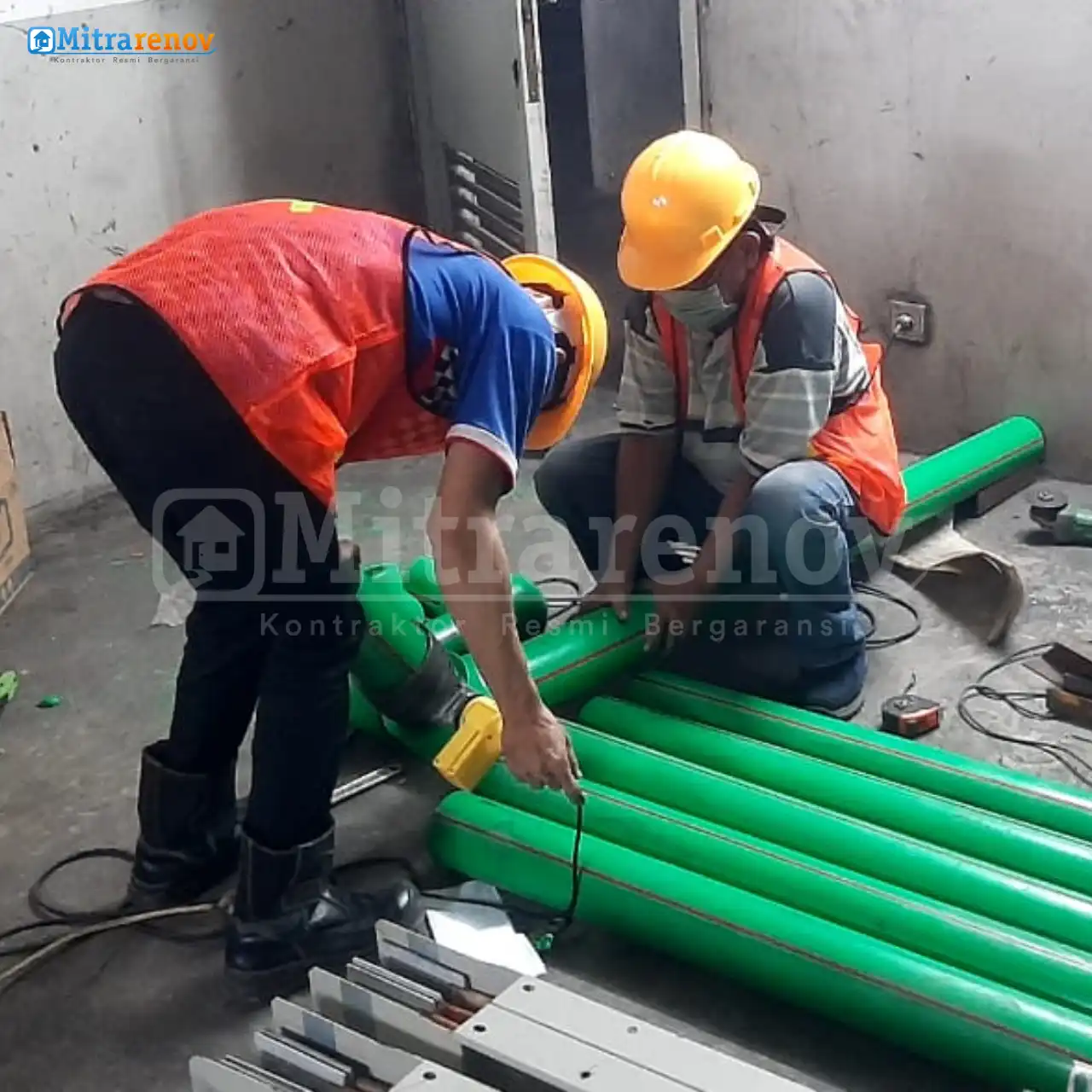 Proses Pemotongan Pipa